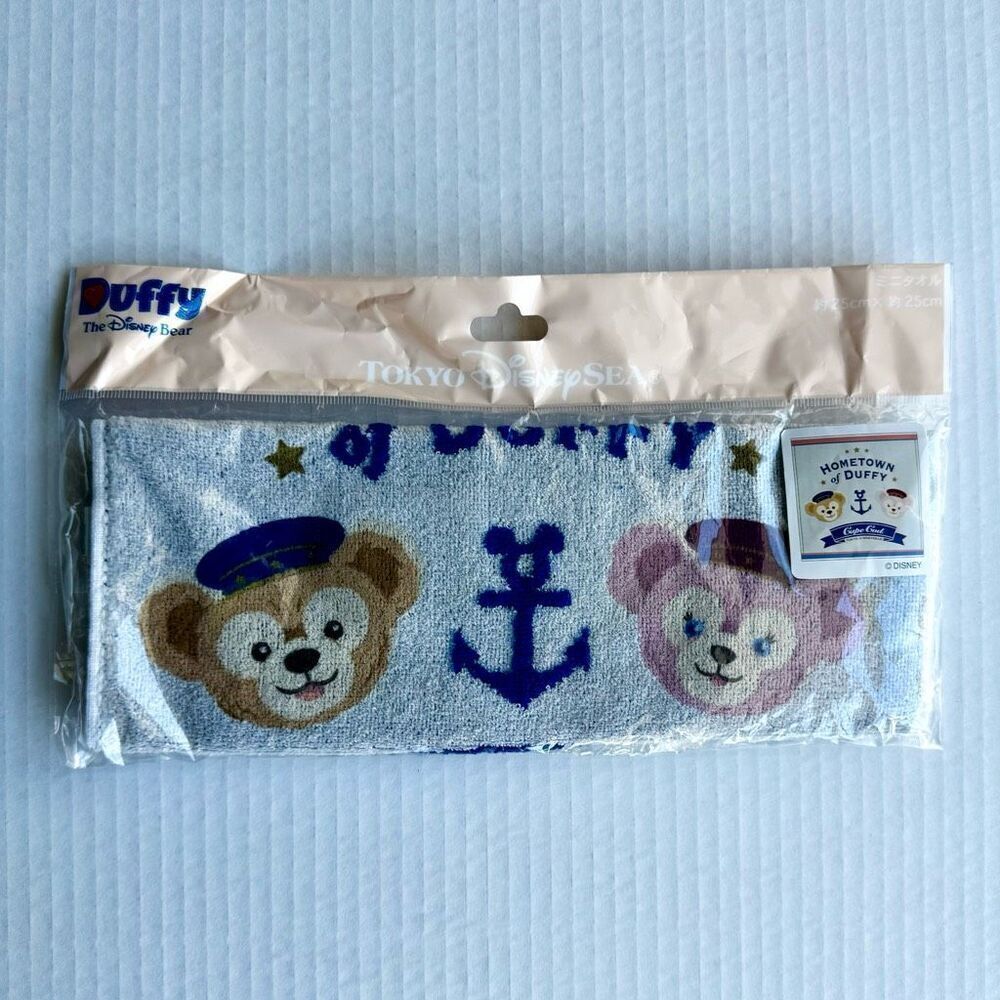 Tokyo DisneySea Duffy ShellieMay‎ Disney Bear NEW Hand Towel Personal Size Purse